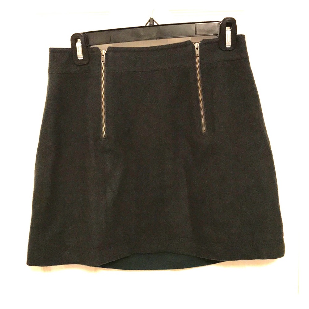 Hunter Green Madewell skirt